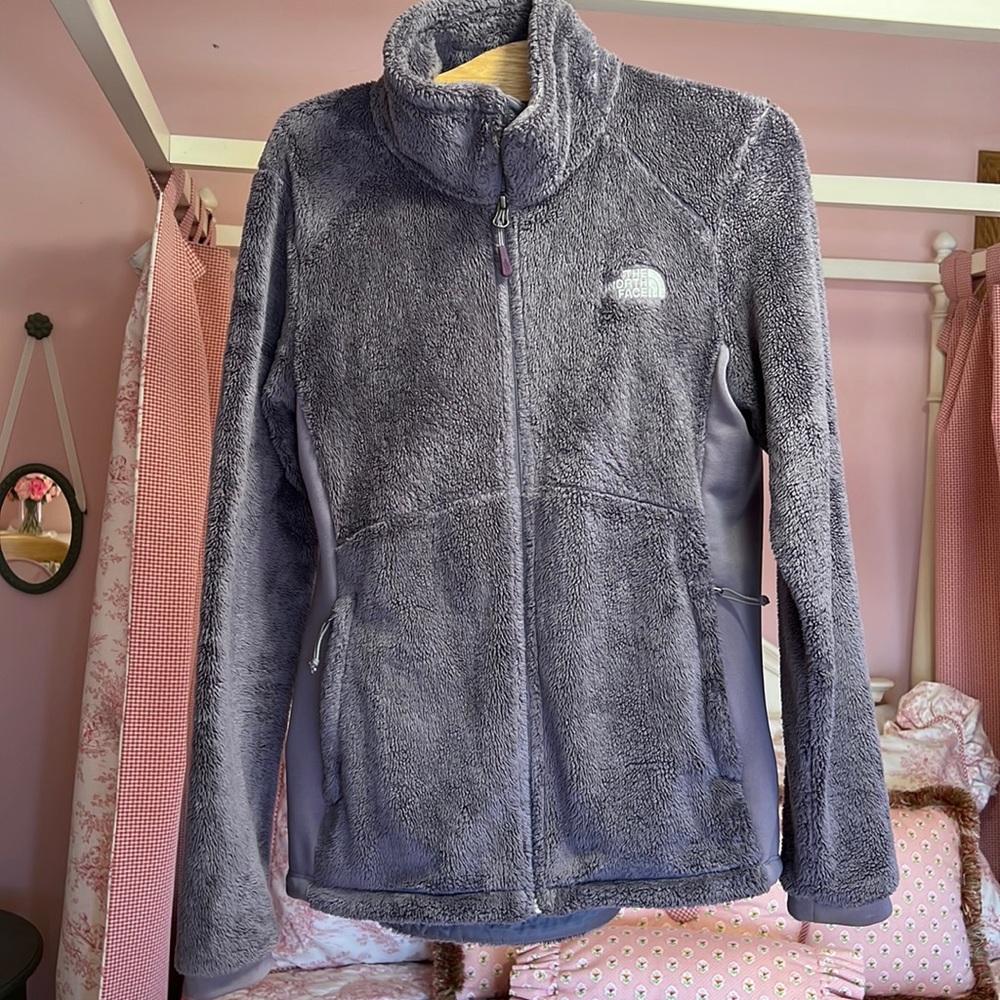 The North Face purple size medium zip up jacket